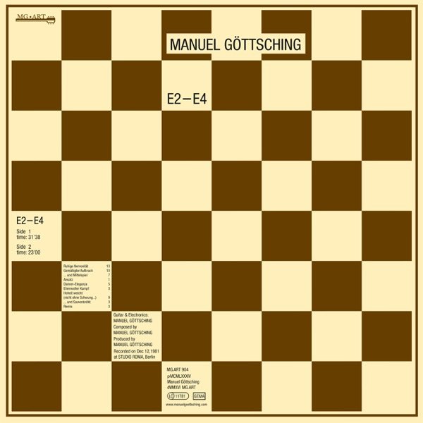 Tapa de E2-E4 — Manuel Göttsching