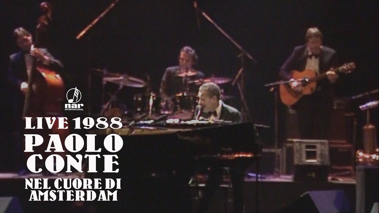 Paolo Conte — Nel cuore di Amsterdam (Teatro Carré, 1988)